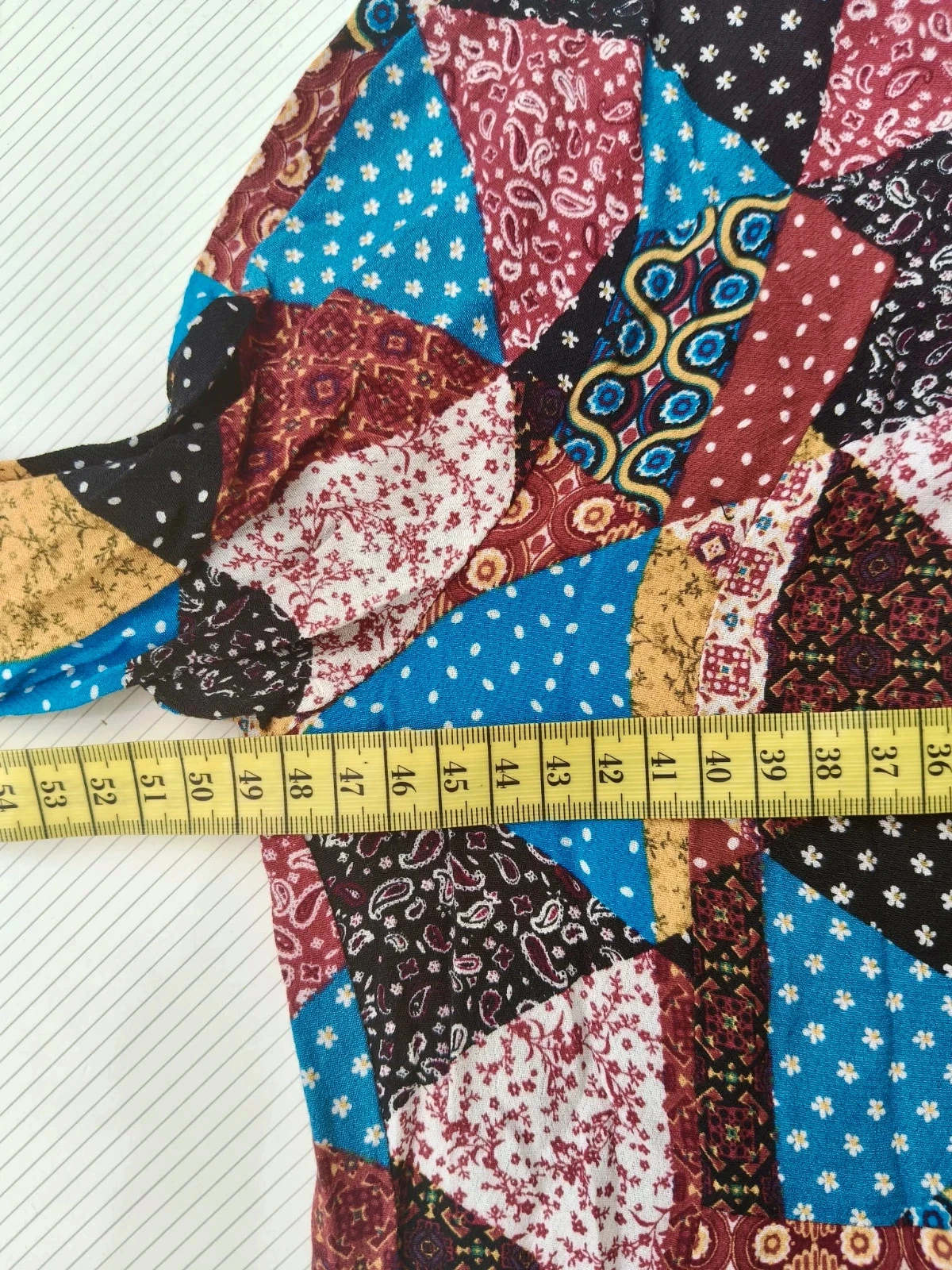 Vintage jurk met opgedrukte patches 💜 – photo 10